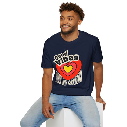 Good Vibes Now in Stock – Feel-Good Heart Tee (Unisex)