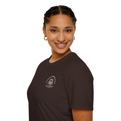 Your Soul Purpose Is... Pocket Floral T-Shirt — Vintage Botanical Graphic Tee