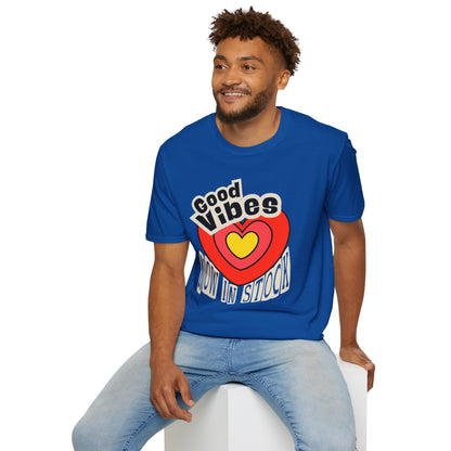 Good Vibes Now in Stock – Feel-Good Heart Tee (Unisex)