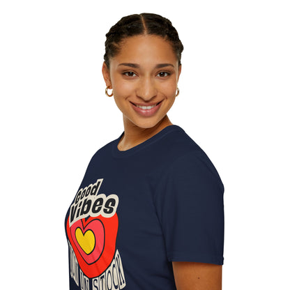 Good Vibes Now in Stock – Feel-Good Heart Tee (Unisex)