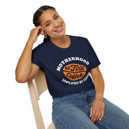 Motherhood Simplified by Coffee Magic Tee - For Her