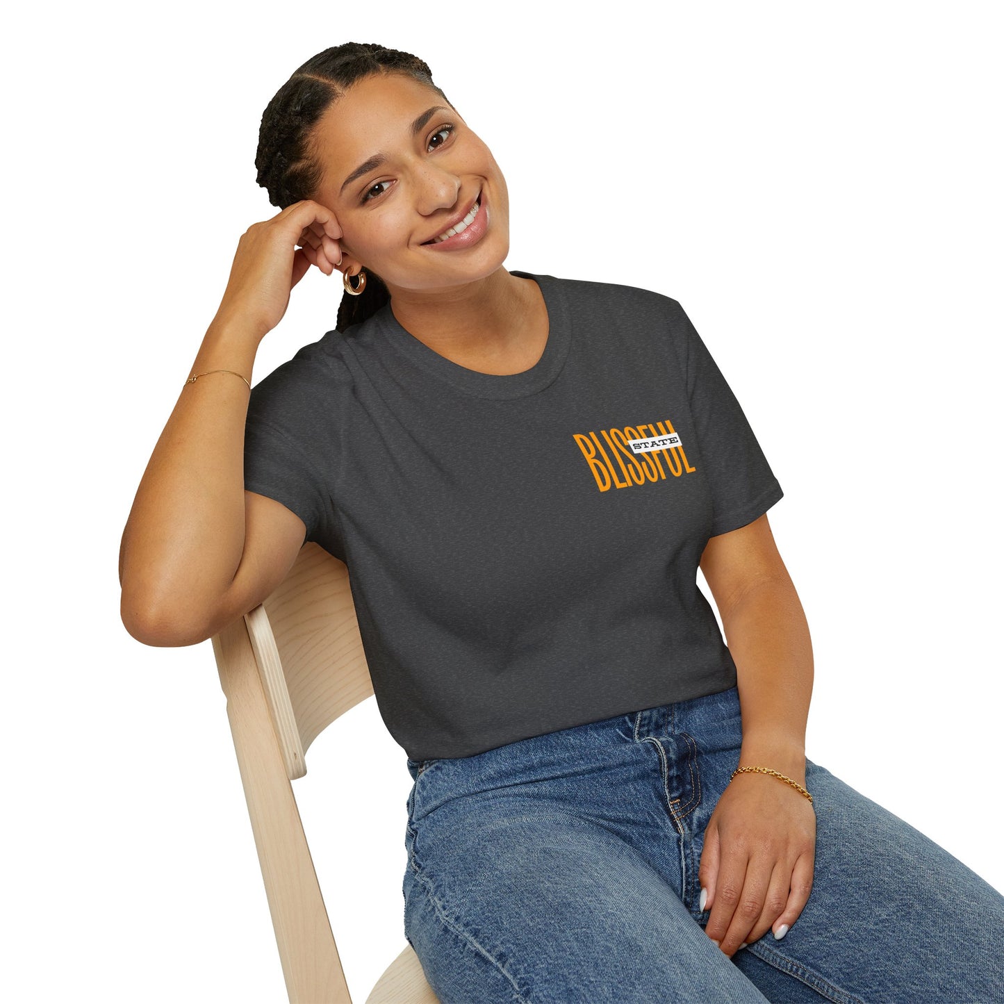 Blissful State - Unisex Style Minimalist Pocket Tee