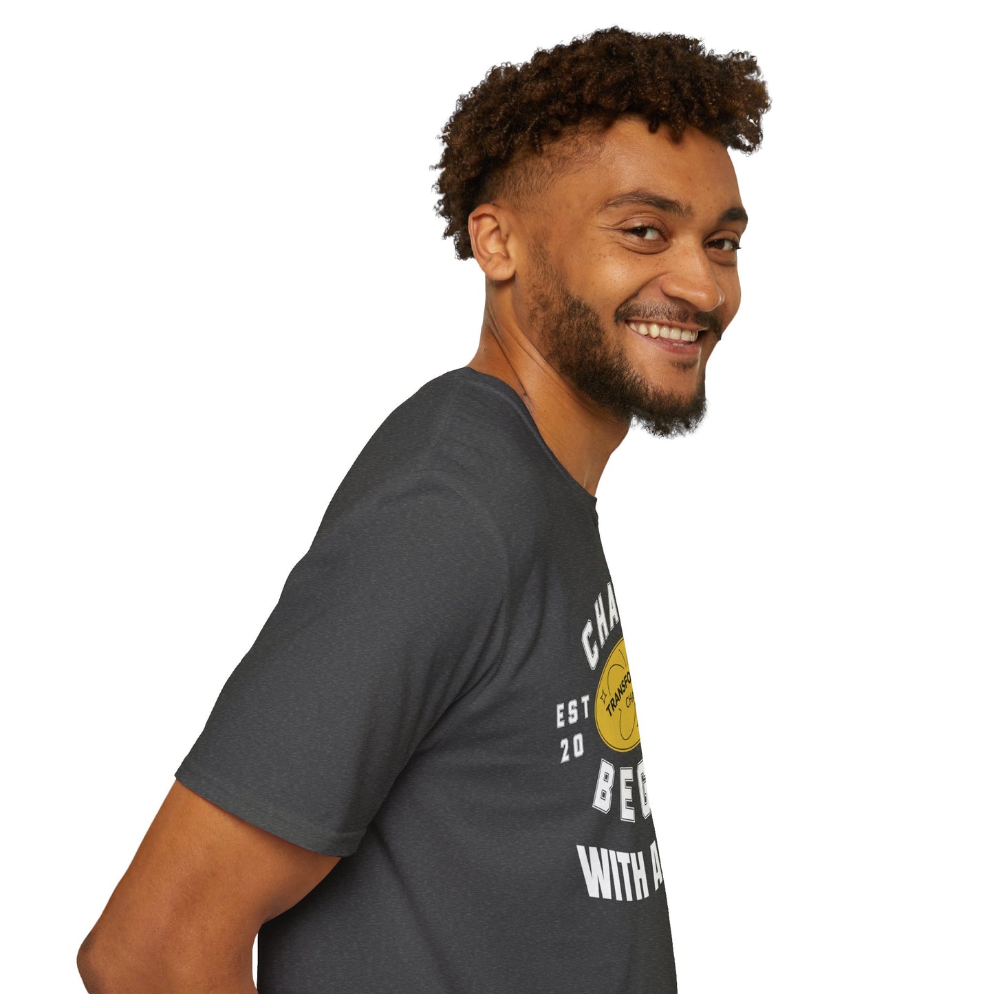 Change Begins with a Choice Inspirational Vibrant T-shirt