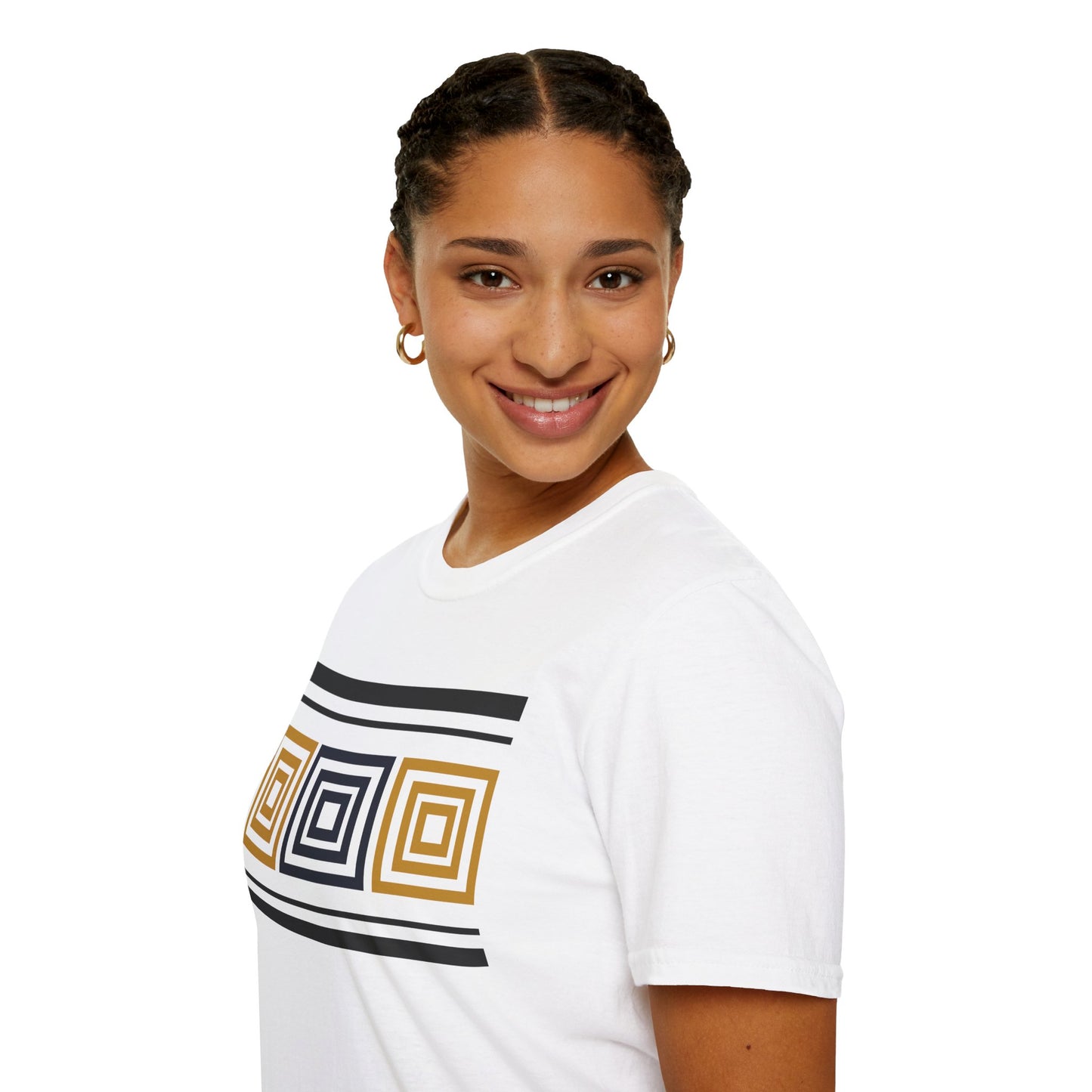 Aesthetics Colorful Blocks Graphic (W/B) Tee