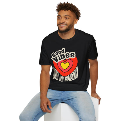 Good Vibes Now in Stock – Feel-Good Heart Tee (Unisex)