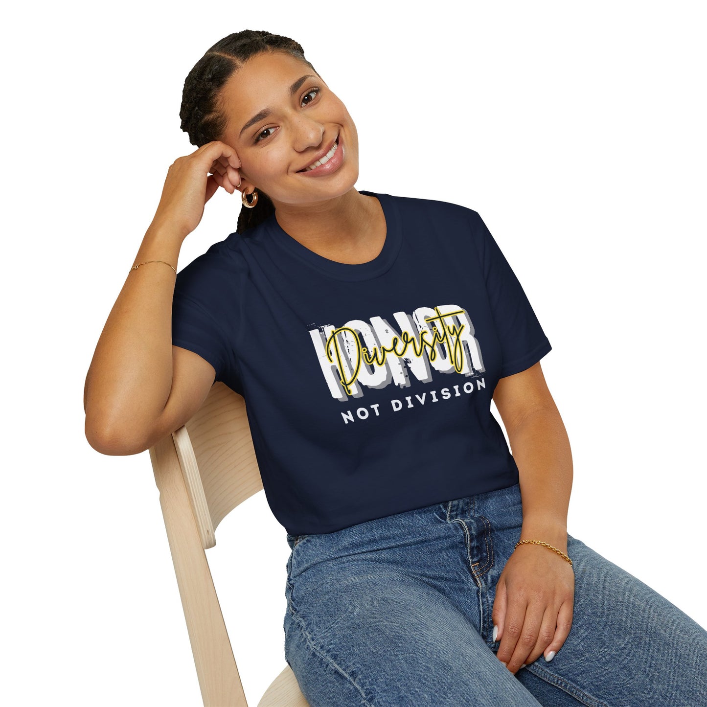 Honor Diversity, Not Division - Unisex Unity Tee (2)