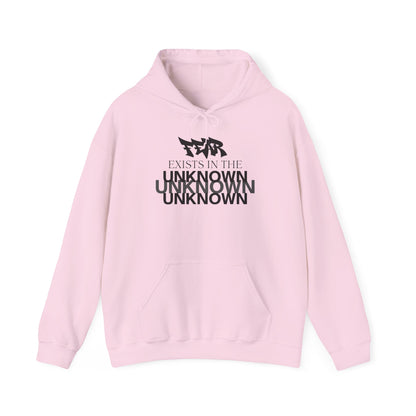 Exist in the Known Hoodie — Minimalist Typography Unisex Pullover