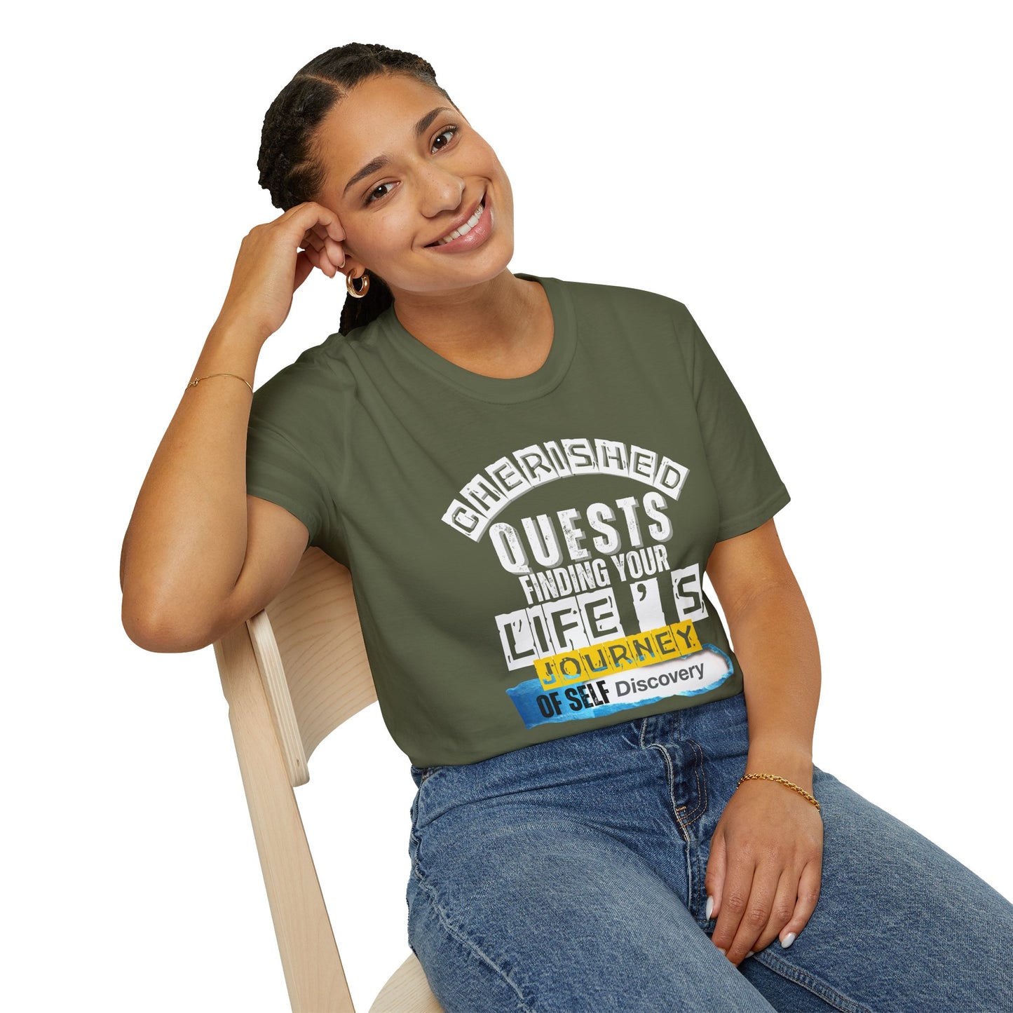 Cherished Quests (W) - Life's Journey of Self-Discovery Tee