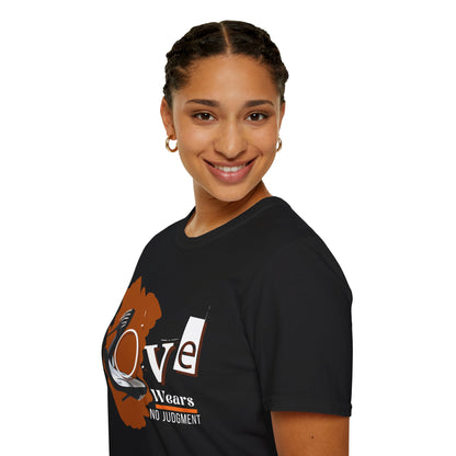 Love Wears No Judgment – Radiant Grace Tee (For Her)