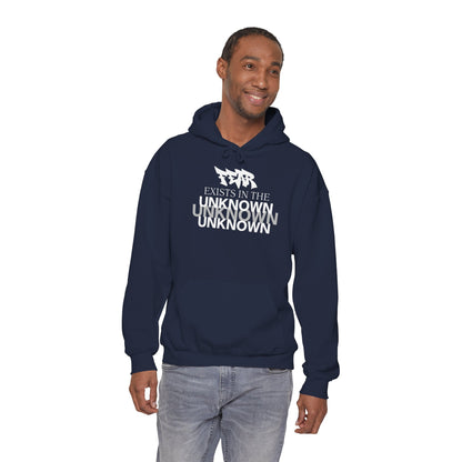 Exist in the Known Hoodie — Minimalist Typography Unisex Pullover