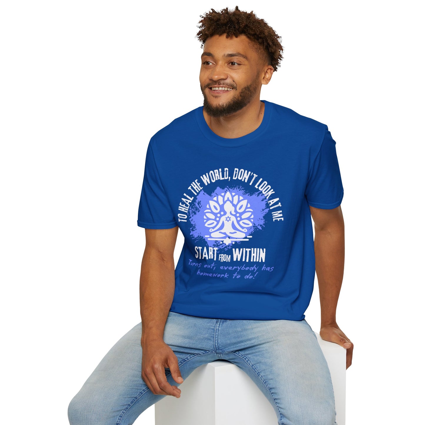 Healing Starts Within T-Shirt — Mindfulness Yoga Tee