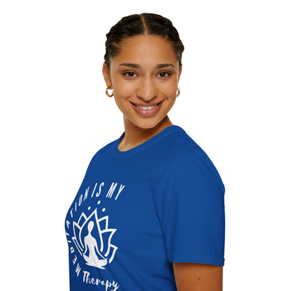 Meditation is My Therapy - Calm and Centered (W) Tee
