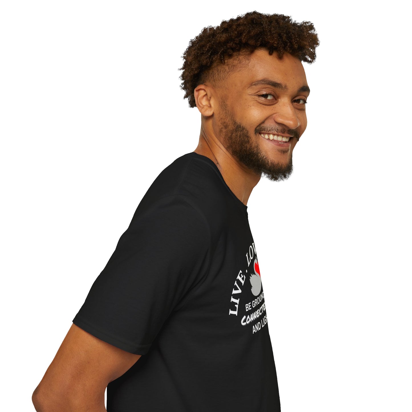 Live Love Laugh (Twin-Swan) Unisex T-Shirt