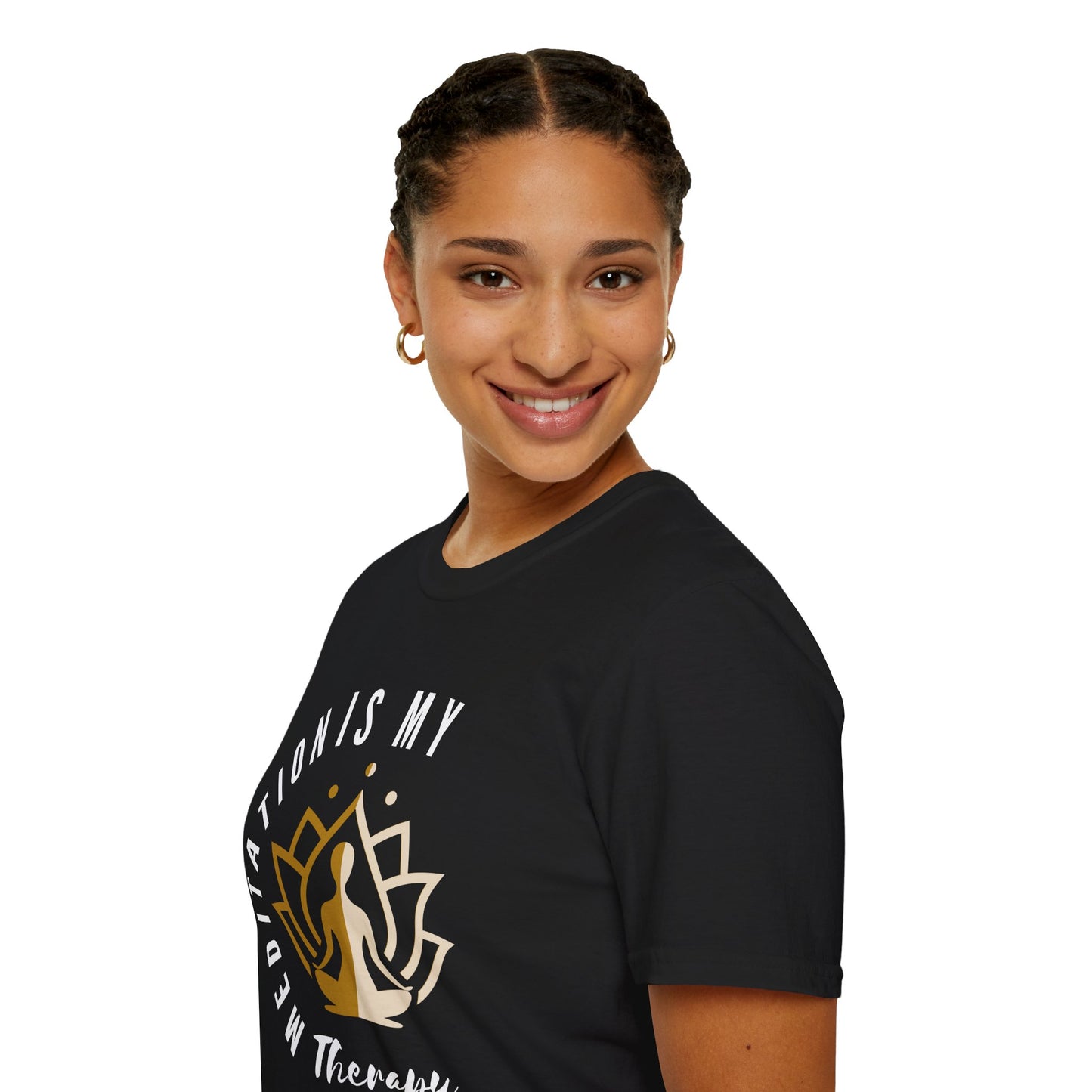 Meditation is My Therapy - Calm and Centered (2C) Tee