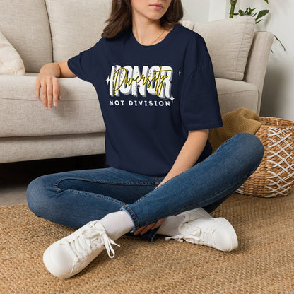 Honor Diversity. Not Division, Script Graphic Tee