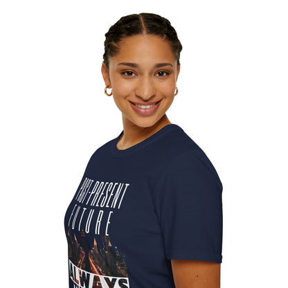 Past-Present-Future, Always The Now - Mindful Living Tee