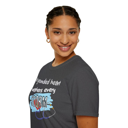 A Grounded Heart Weathers Every Storm – Resilience Tee (Unisex)