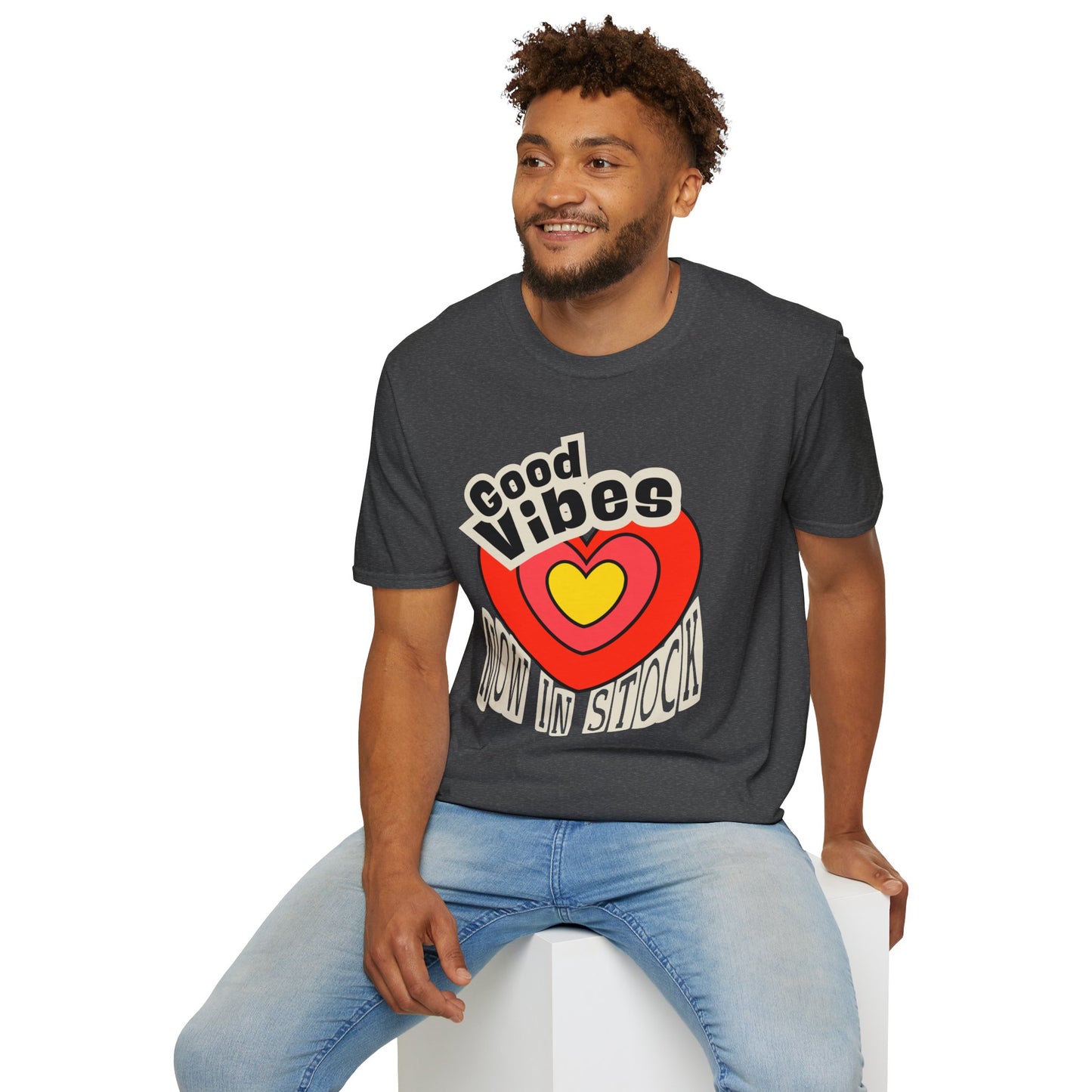 Good Vibes Now in Stock – Feel-Good Heart Tee (Unisex)