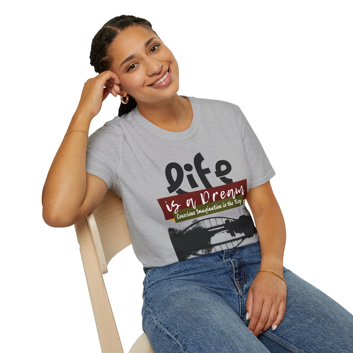 Life Is a Dream, Conscious Imagination Is Key – Intention-Led Tee (Unisex)