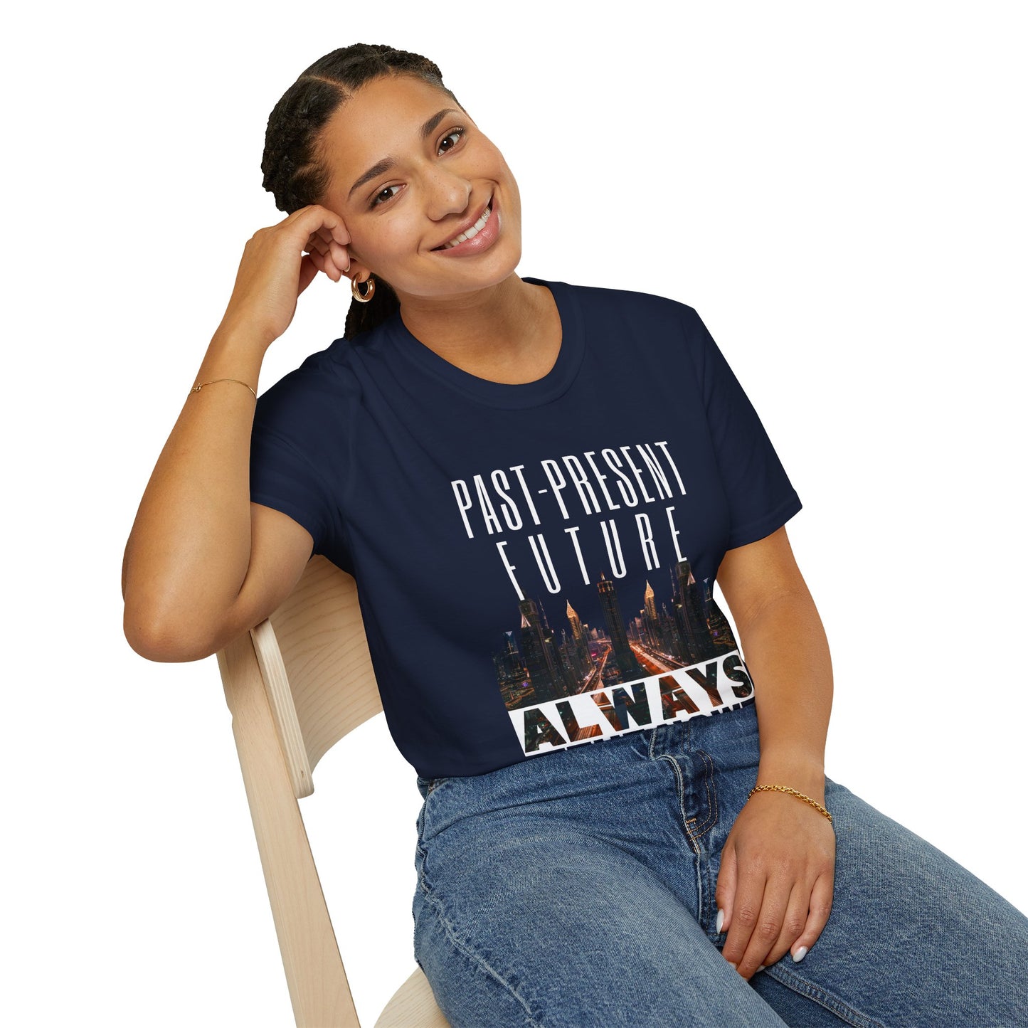 Past-Present-Future, Always The Now - Mindful Living Tee
