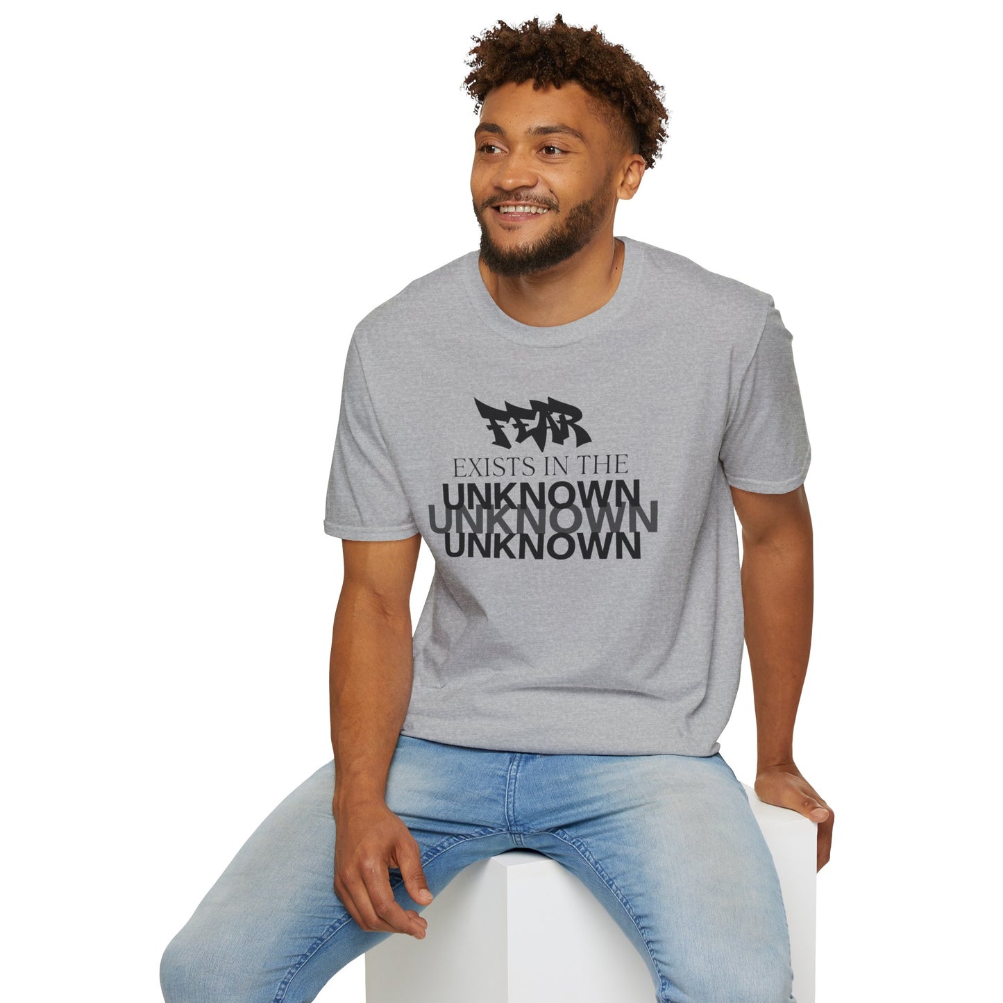 Exist in the Known T-Shirt — Motivational Minimalist Graphic Tee