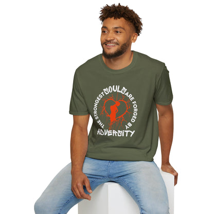 Forged by Adversity - Strength and Resilience Graphic Unisex Tee