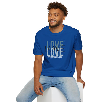 Love Breeds Tolerance (MC) – Unity in Action Tee