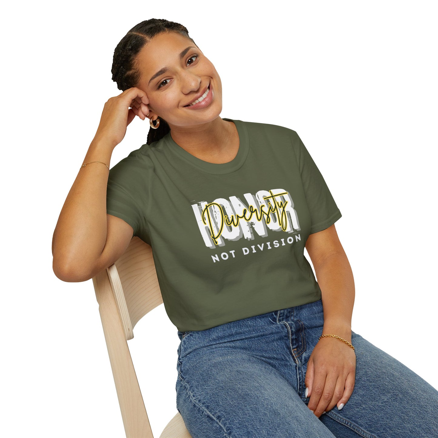 Honor Diversity, Not Division - Unisex Unity Tee (2)