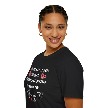 Thought Provoking Wonder Style - Life's Best Kept Secret - Graphic Tee (For Her)