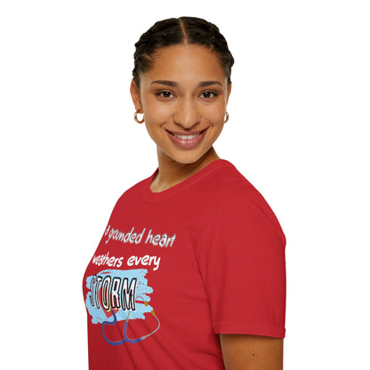 A Grounded Heart Weathers Every Storm – Resilience Tee (Unisex)