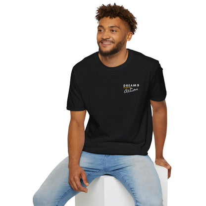 Dreams Require Action Pocket Graphic - Motivation in Motion Tee