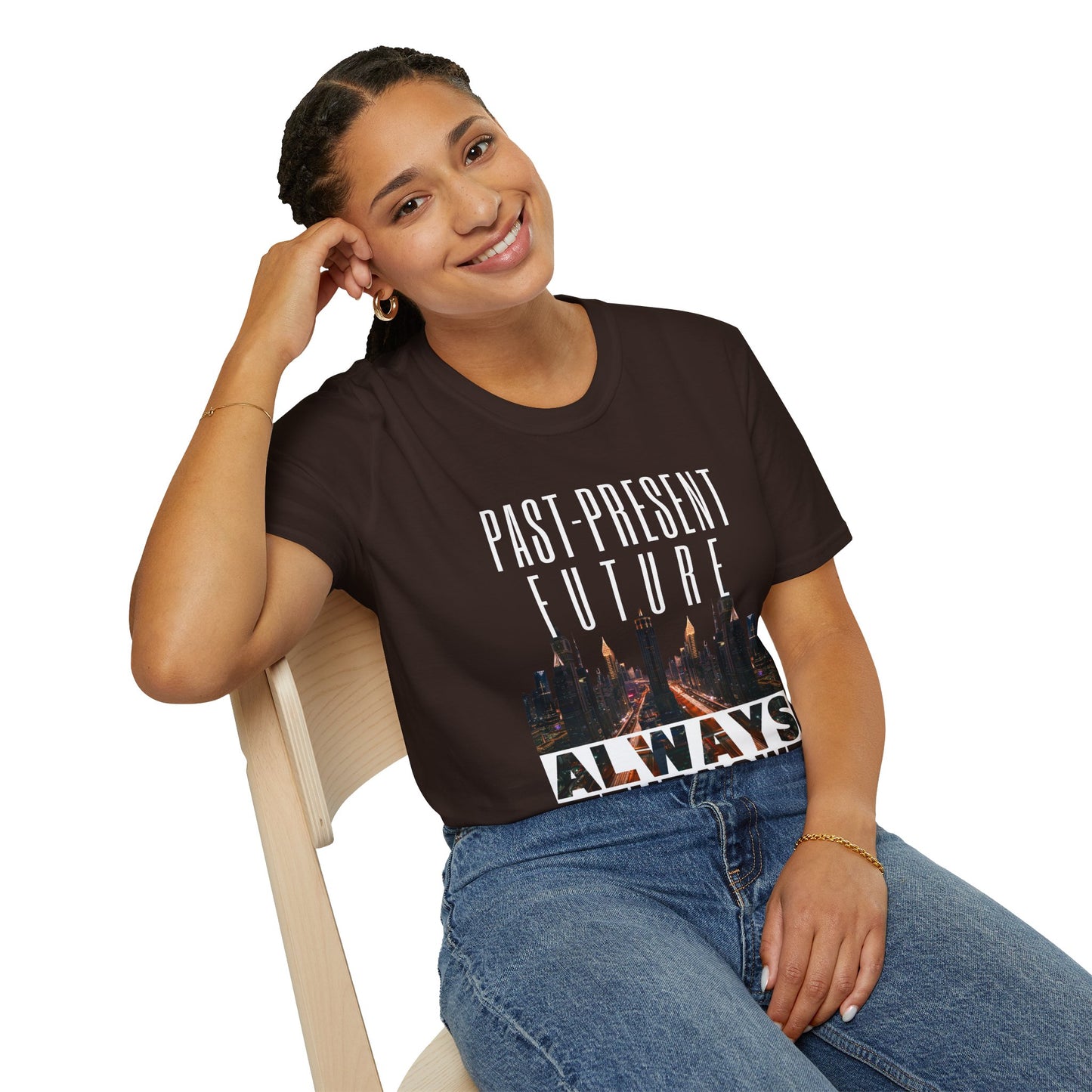 Past-Present-Future, Always The Now - Mindful Living Tee