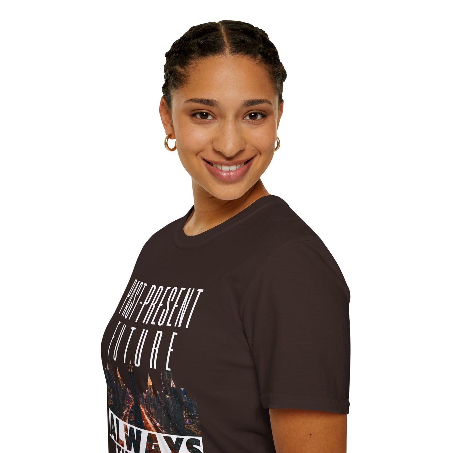 Past-Present-Future, Always The Now - Mindful Living Tee