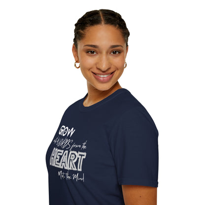 GROW With Words From The Heart... - Inspirational Tee