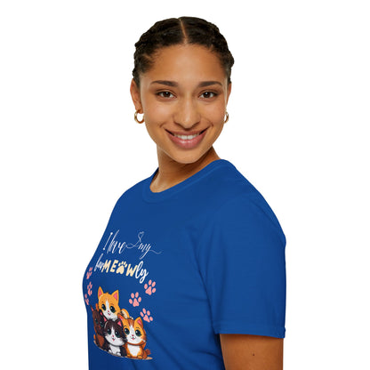 I Love My Fur-MEOW-Ly - Sight For Sore Eyes Beautiful Cat Graphic T-Shirt
