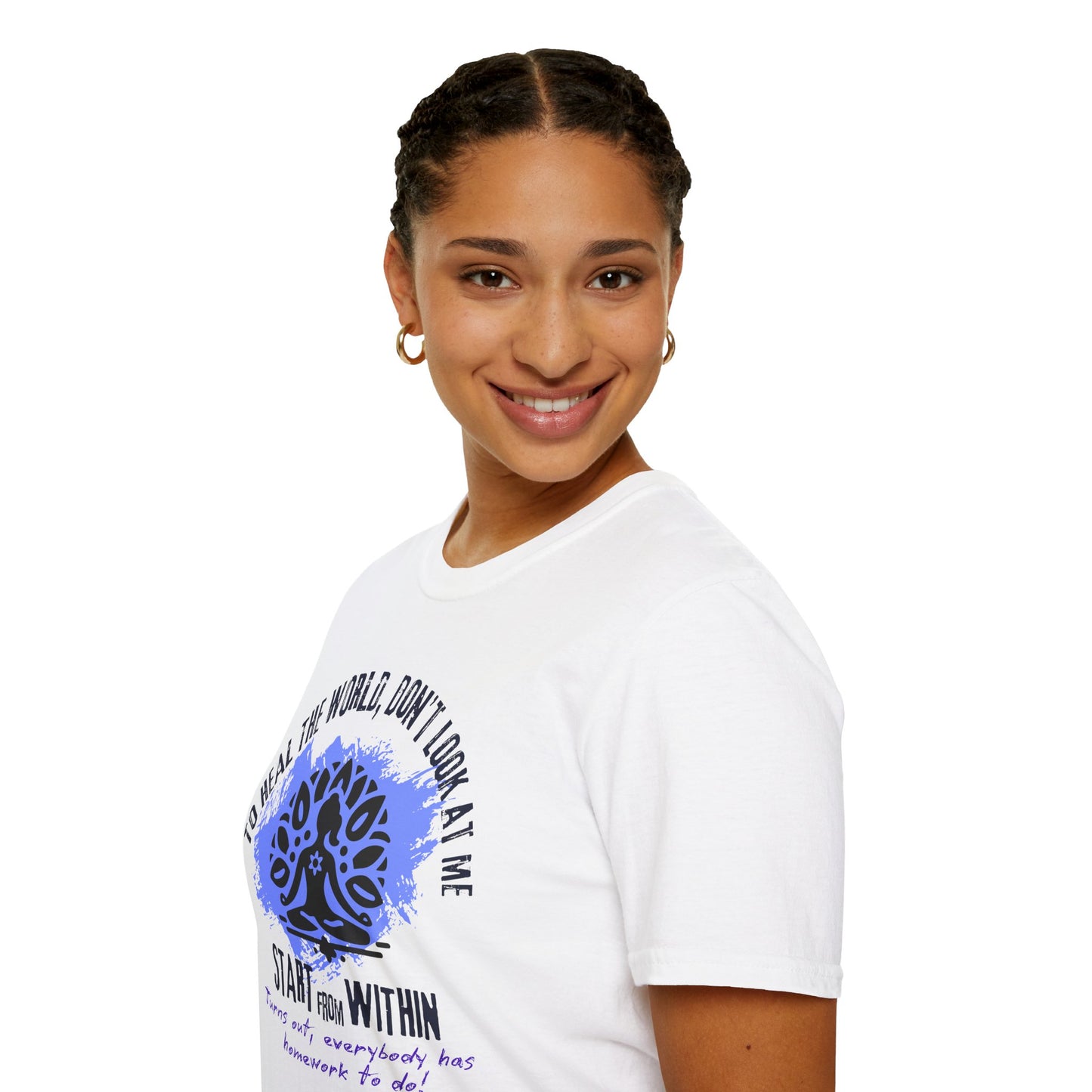 Healing Starts Within T-Shirt — Mindfulness Yoga Tee