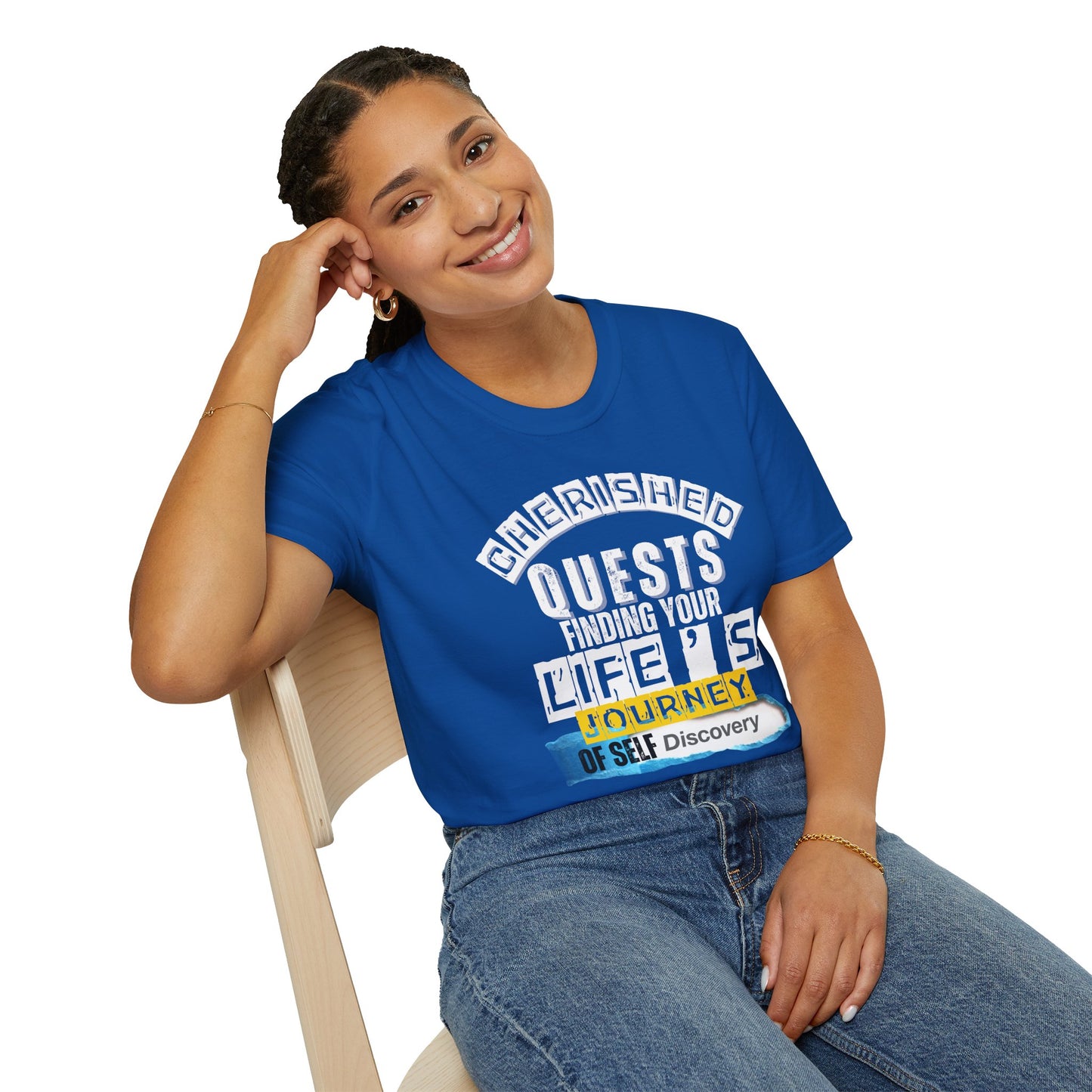 Cherished Quests (W) - Life's Journey of Self-Discovery Tee