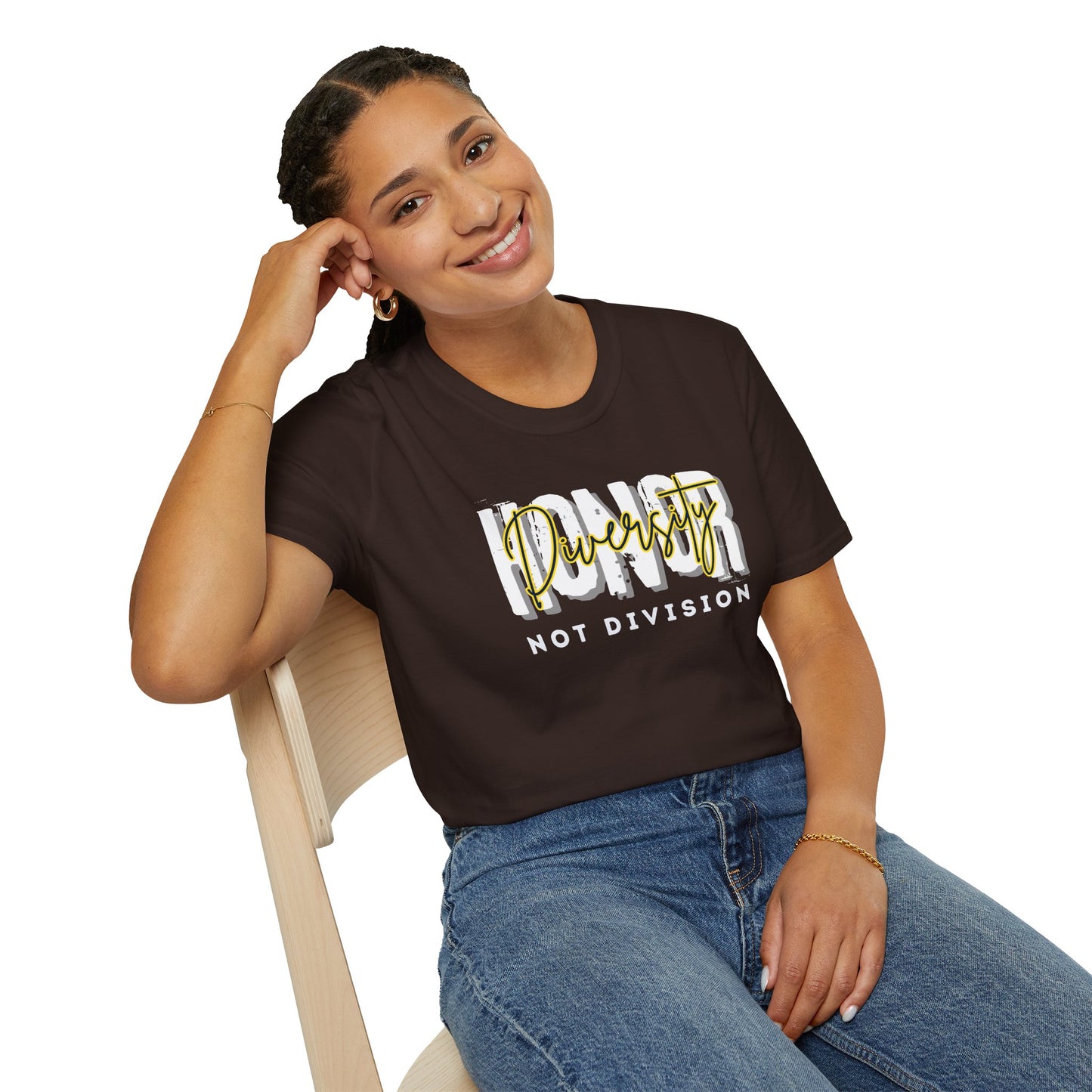 Honor Diversity, Not Division - Unisex Unity Tee (2)