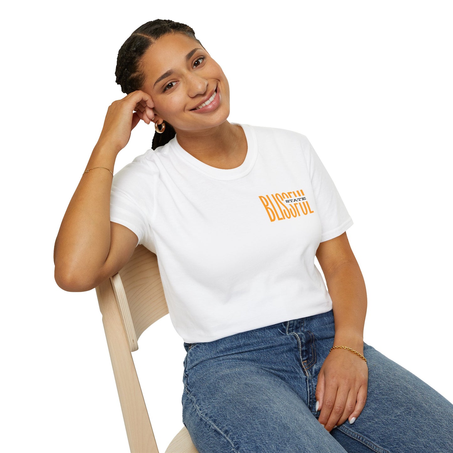 Blissful State - Unisex Style Minimalist Pocket Tee