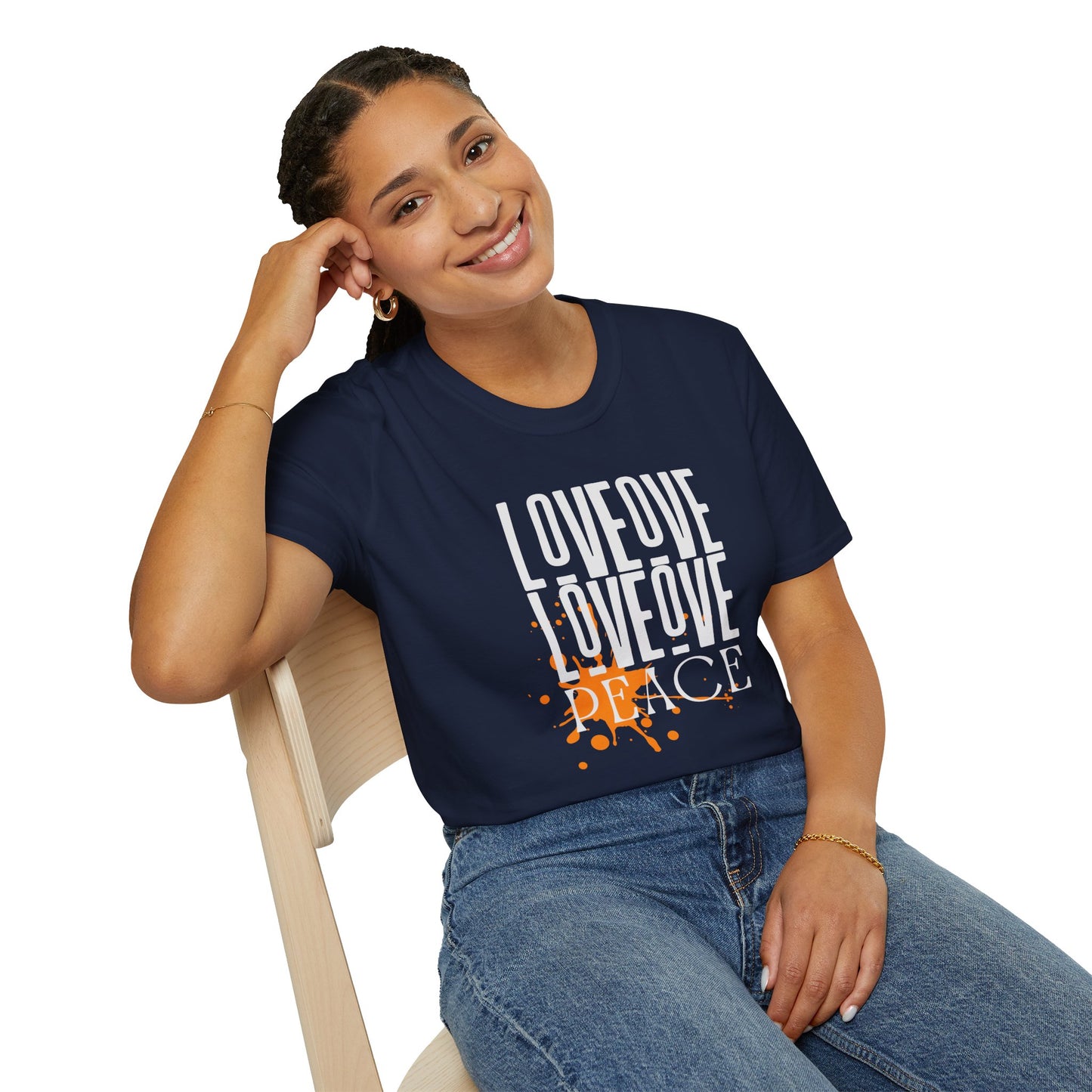 Love Peace Unisex Tee - Softstyle T-Shirt