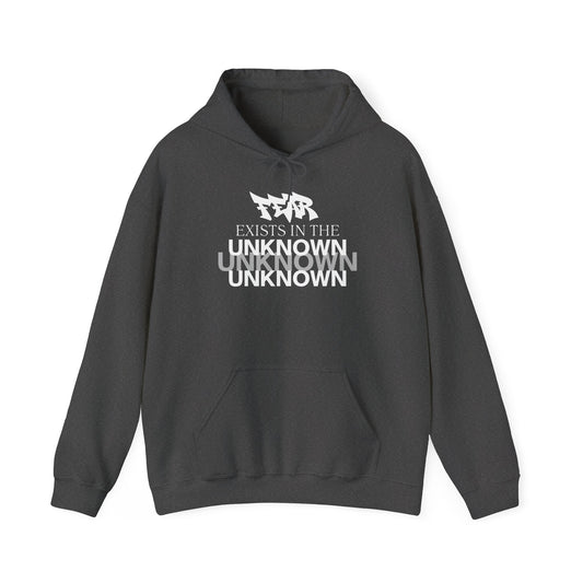 Exist in the Known Hoodie — Minimalist Typography Unisex Pullover