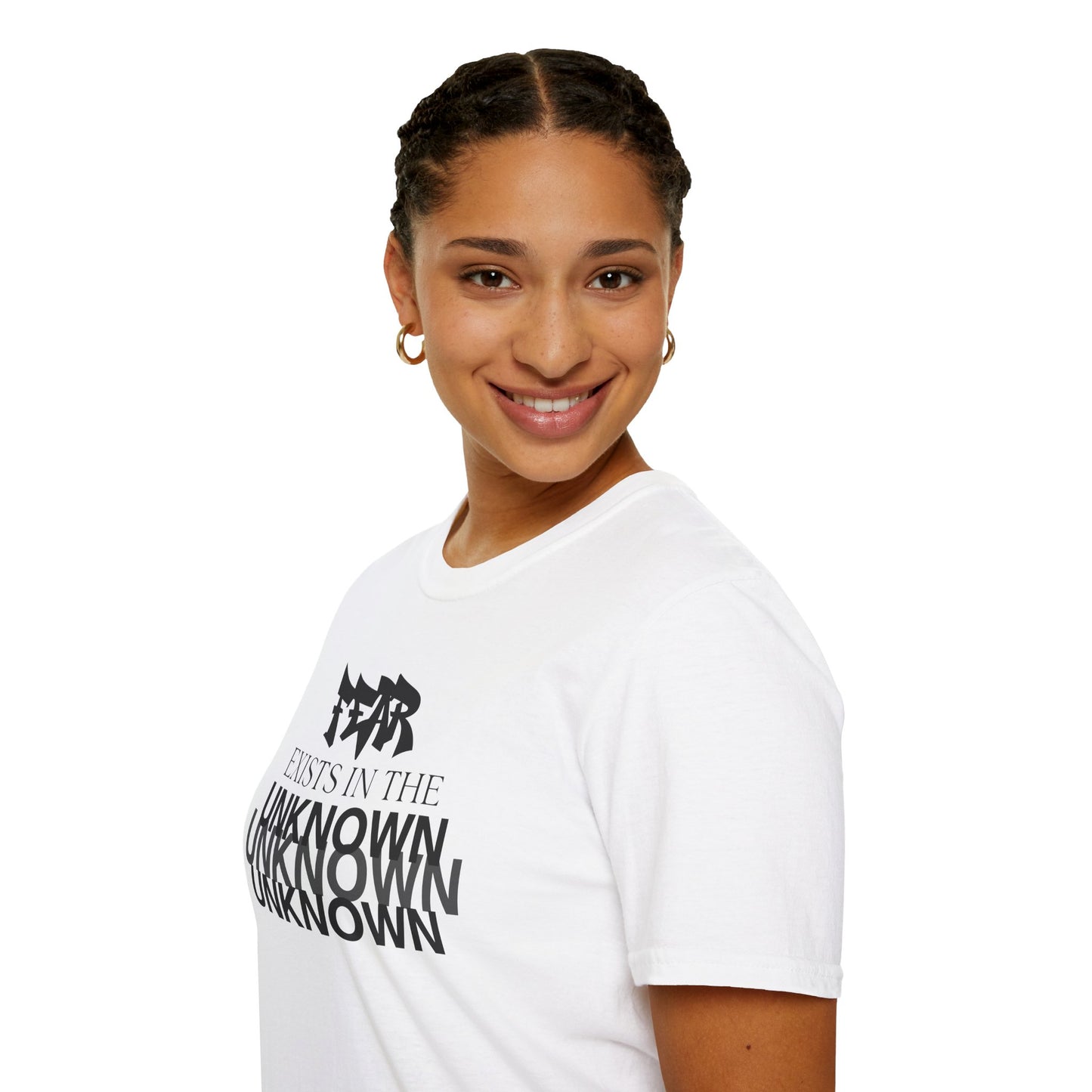 Exist in the Known T-Shirt — Motivational Minimalist Graphic Tee