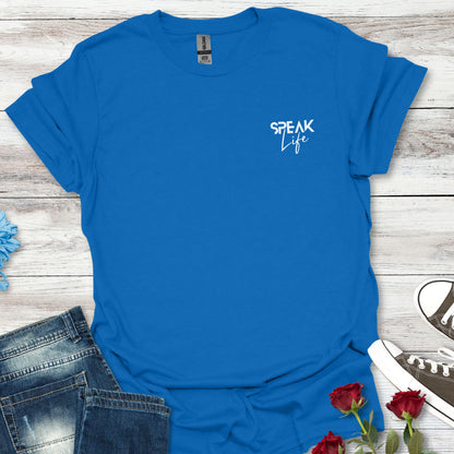 SPEAK Life - Words of Power Pocket Tee