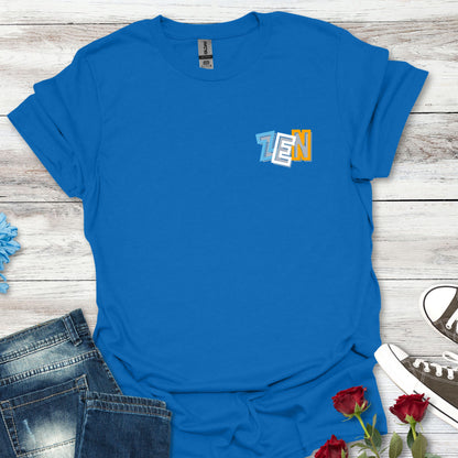 ZEN - Pocket Logo Typography Serenity in Style Tee