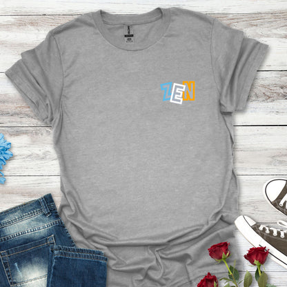 ZEN - Pocket Logo Typography Serenity in Style Tee