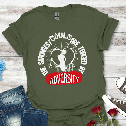 Forged by Adversity - Strength and Resilience Graphic (RW) Tee