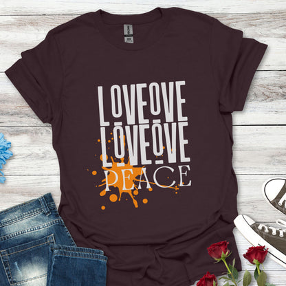 Love Peace Unisex Tee - Softstyle T-Shirt