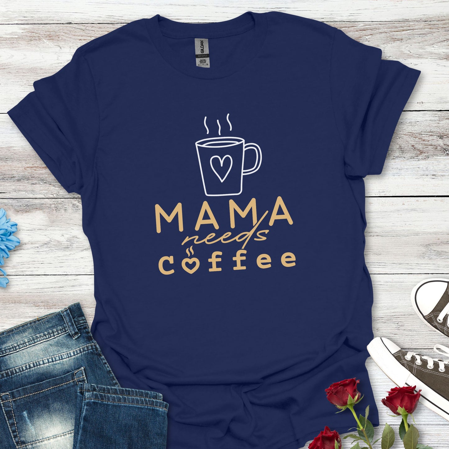 Mama Needs Coffee Graphic Tee (For Her)
