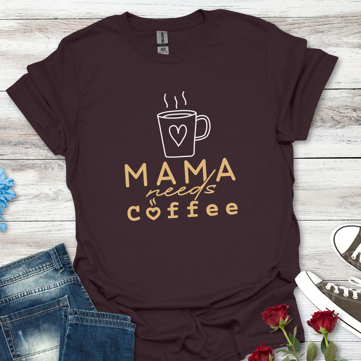 Mama Needs Coffee Graphic Tee (For Her)