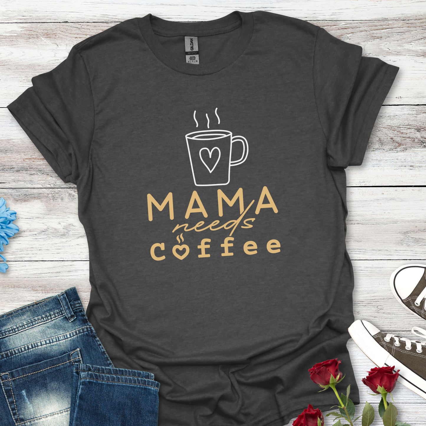 Mama Needs Coffee Graphic Tee (For Her)